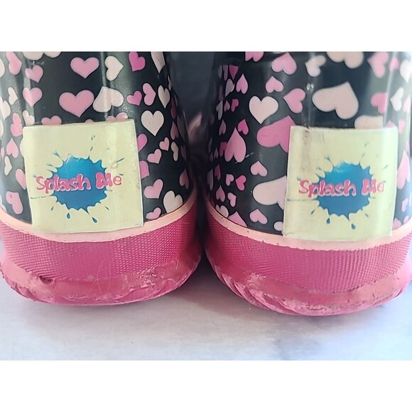 Splash Me Girls Adelina Rain Boots Size 6 - Picture 8 of 10